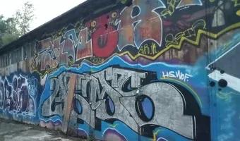 Zdjęcie opuszczonego miejsca: Budynek i tory bocznicy kolejowej