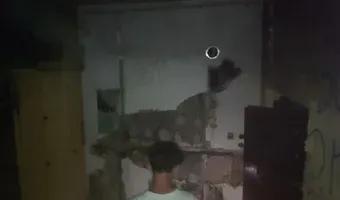 Zdjęcie opuszczonego miejsca: Spalone domy w parku