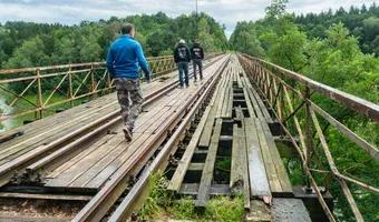 Zdjęcie opuszczonego miejsca: Most kolejowy nad Jeziorem Pilchowickim
