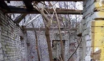 Zdjęcie opuszczonego miejsca: Opuszczone ruiny domu i stodoła.